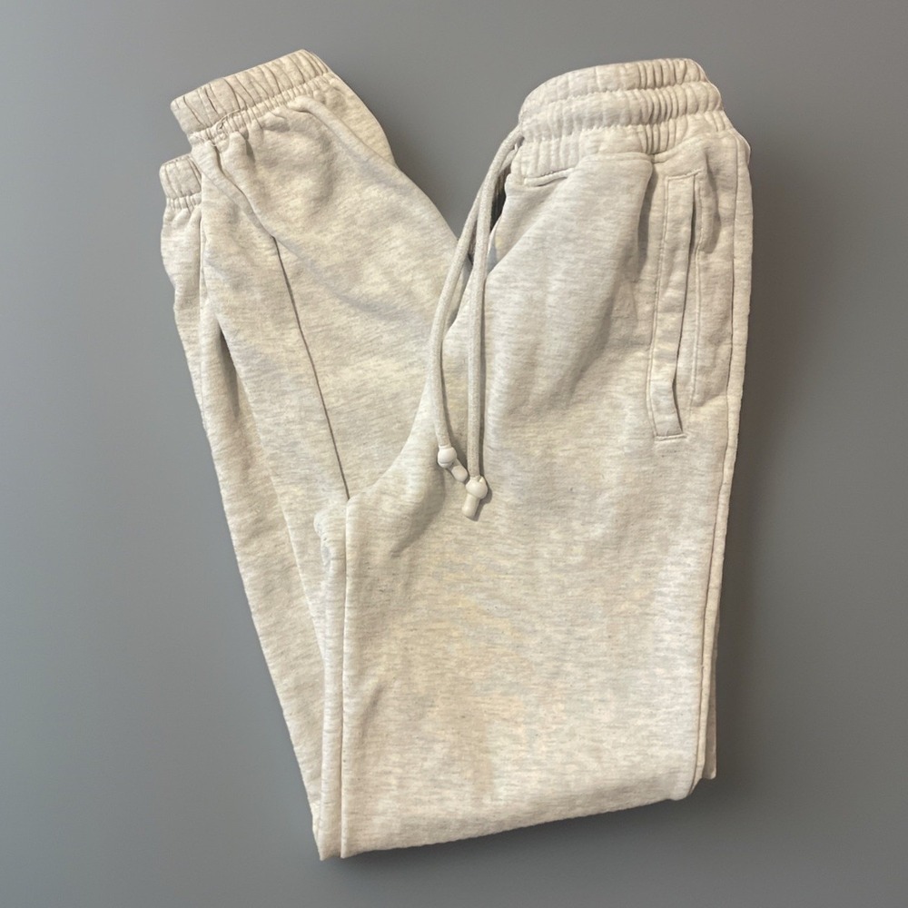 Whitty‎ Fox Cuffed Sweatpants Light Grey- Xs
